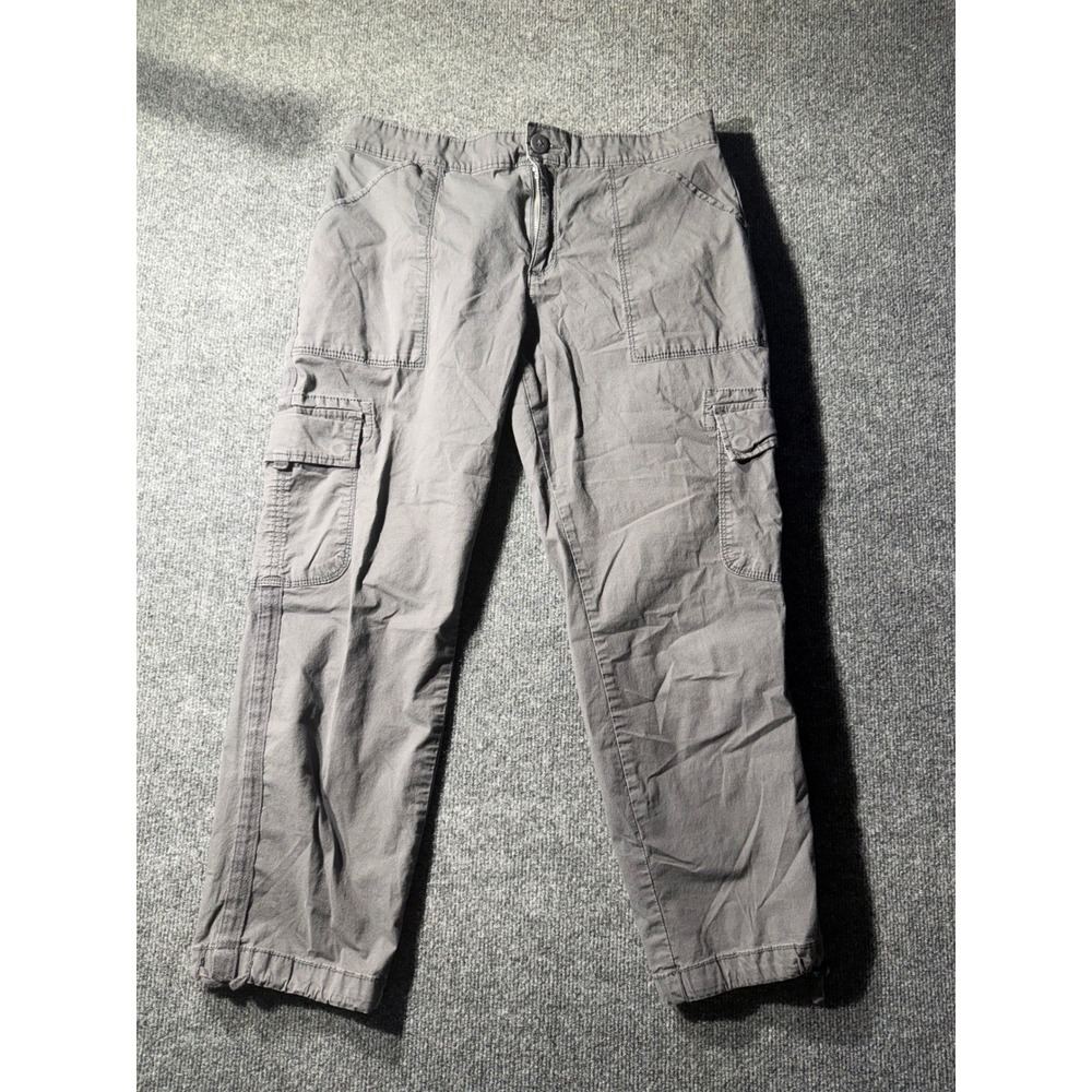 Social Standard by Sanctuary Gray Cargo Pants Womens Medium Utility Straight Leg
